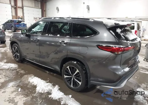 2021 Toyota Highlander Xse z USA, uszkodzony, nr VIN 5TDLZRBH0MS101603